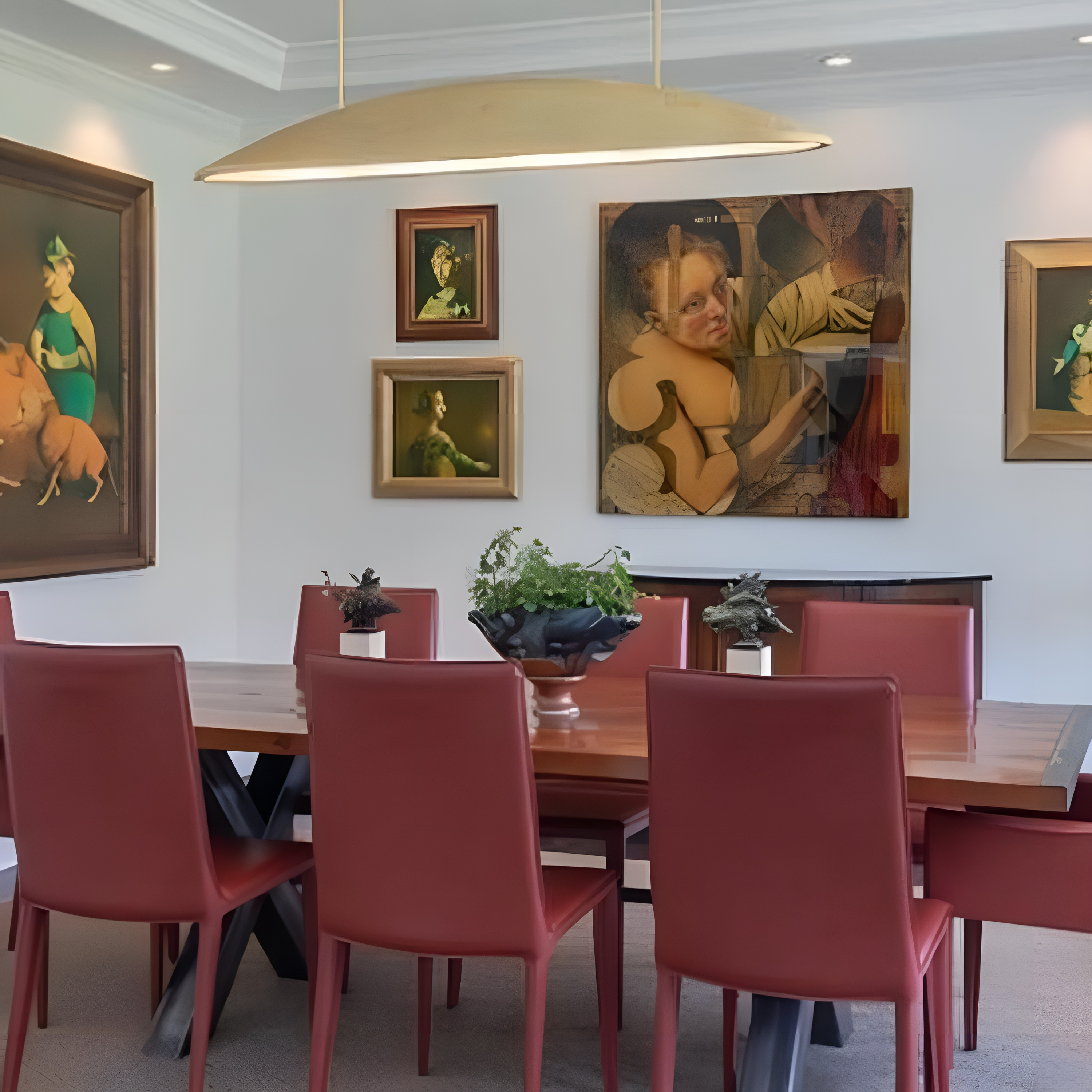 Utopia Large Linear Pendant Light