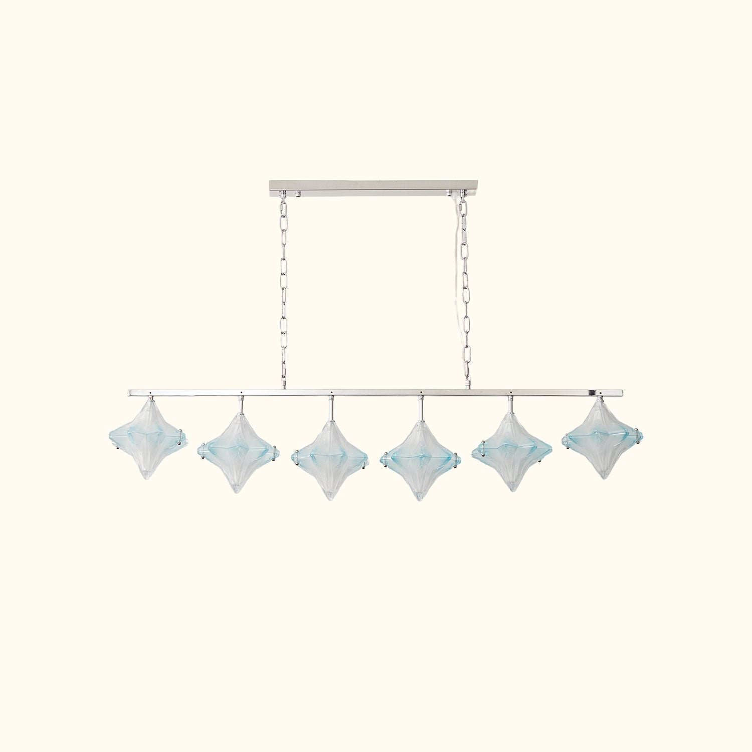 Vintage Italian Style Blue Starburst Liner Pendant