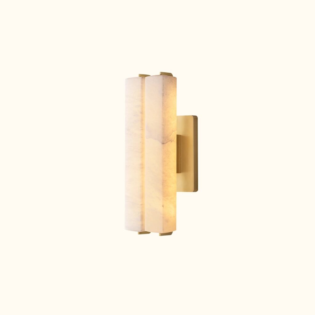 Audubon Alabaster Double Sconce from the Classic American collection