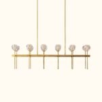 Boule De Cristal Clear Glass Double Linear Chandelier - Image 3