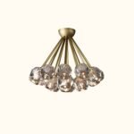 Boule De Cristal Clear Glass Flushmount - Image 7