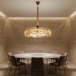 Clear and Green Crystal Pendant Light by Carl 1960s - Image 28
