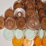 Gino Vistosi Mid Century Modern Disc Chandelier - Image 17