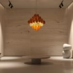 Gino Vistosi Mid Century Modern Disc Chandelier - Image 3