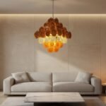 Gino Vistosi Mid Century Modern Disc Chandelier - Image 9