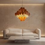 Gino Vistosi Mid Century Modern Disc Chandelier - Image 10
