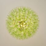 Italian Murano Large Glass Flower Chandelier 1960s - Image 19