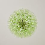 Italian Murano Large Glass Flower Chandelier 1960s - Image 13