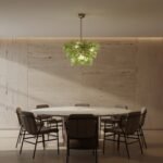 Italian Murano Large Glass Flower Chandelier 1960s - Image 11