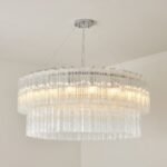 Mid-century Murano glass Tronchi-Style Drum Chandelie - Image 19