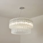 Mid-century Murano glass Tronchi-Style Drum Chandelie - Image 12