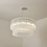 Mid-century Murano glass Tronchi-Style Drum Chandelie - Image 13