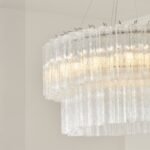 Mid-century Murano glass Tronchi-Style Drum Chandelie - Image 30