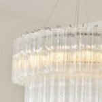 Mid-century Murano glass Tronchi-Style Drum Chandelie - Image 31