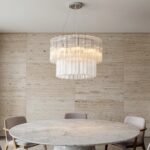 Mid-century Murano glass Tronchi-Style Drum Chandelie - Image 25