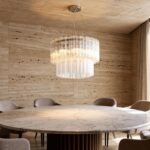 Mid-century Murano glass Tronchi-Style Drum Chandelie - Image 26