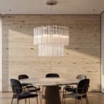 Mid-century Murano glass Tronchi-Style Drum Chandelie - Image 27