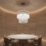 Mid-century Murano glass Tronchi-Style Drum Chandelie - Image 18
