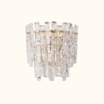 Ambra Murano Tronchi Glass Wall Sconce
