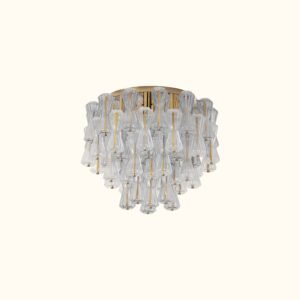 Murano Blown Glass Ceiling Lamp, Clepsydra