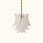 Murano glass Leaves Chandelier