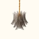 Murano glass Leaves Chandelier - Image 2