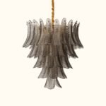 Murano glass Leaves Chandelier - Image 8