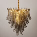 Murano glass Leaves Chandelier - Image 42