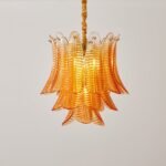 Murano glass Leaves Chandelier - Image 23