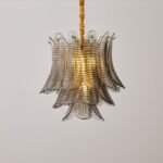 Murano glass Leaves Chandelier - Image 20