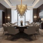 Murano glass Leaves Chandelier - Image 12