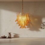 Murano glass Leaves Chandelier - Image 21
