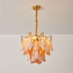 Amber Petal Glass Pendant - Image 18