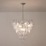 Chiara 6 Tiered Clear Round Chandelier23.6"" - Image 7