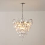 Chiara 6 Tiered Clear Round Chandelier23.6"" - Image 8