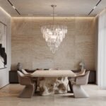 Chiara 6 Tiered Clear Round Chandelier23.6"" - Image 2