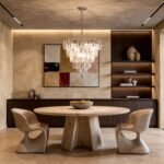 Chiara 6 Tiered Clear Round Chandelier23.6"" - Image 3