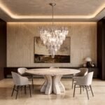 Chiara 6 Tiered Clear Round Chandelier23.6"" - Image 4