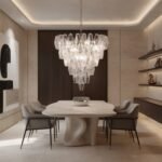 Chiara 6 Tiered Clear Round Chandelier23.6"" - Image 6