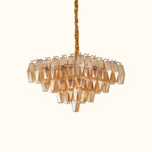 Chiara Square Chandelier19.7"