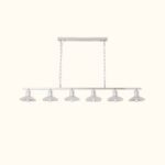 Clear Crystal Linear Pendant Light by Carl 1960s