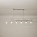 Clear Crystal Linear Pendant Light by Carl 1960s - Image 8