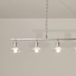 Clear Crystal Linear Pendant Light by Carl 1960s - Image 15