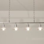 Clear Crystal Linear Pendant Light by Carl 1960s - Image 12