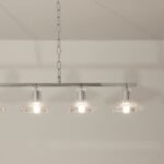 Clear Crystal Linear Pendant Light by Carl 1960s - Image 13
