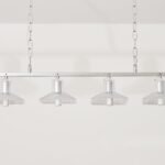Clear Crystal Linear Pendant Light by Carl 1960s - Image 14