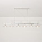 Clear Crystal Linear Pendant Light by Carl 1960s - Image 10