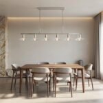 Clear Crystal Linear Pendant Light by Carl 1960s - Image 5