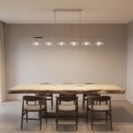 Clear Crystal Linear Pendant Light by Carl 1960s - Image 6
