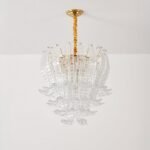 Italian Murano Felci Clear Glass Chandeliers - Image 10